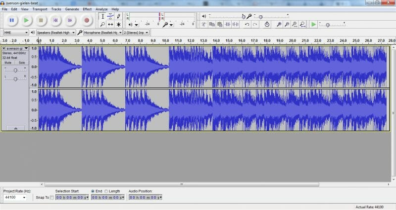 Audacity, the godfather of free audio editors