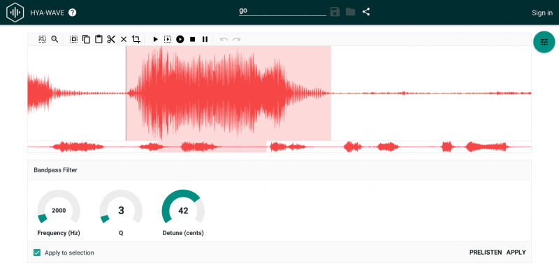 Hya-Wave is an online editor that is free to use and brand new in 2015