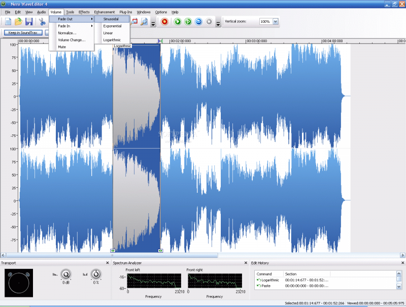 Nero Wave Editor is another awesome free audio editor