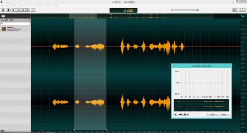 ocenaudio, a new free audio editor