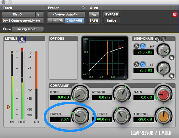 Compressor Ratio