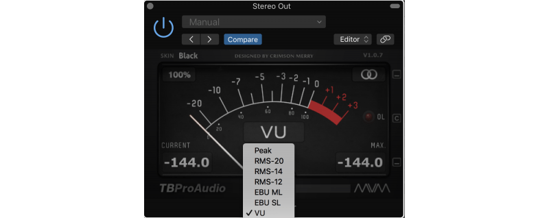 vu meter