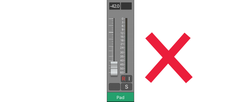 volume fader super low