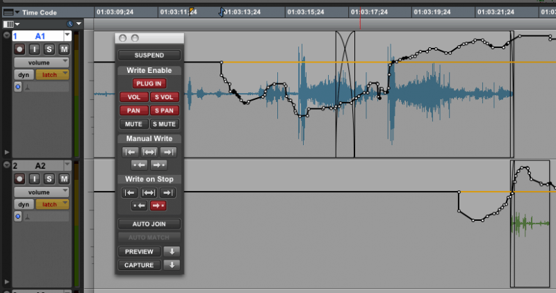 Automation in Pro Tools