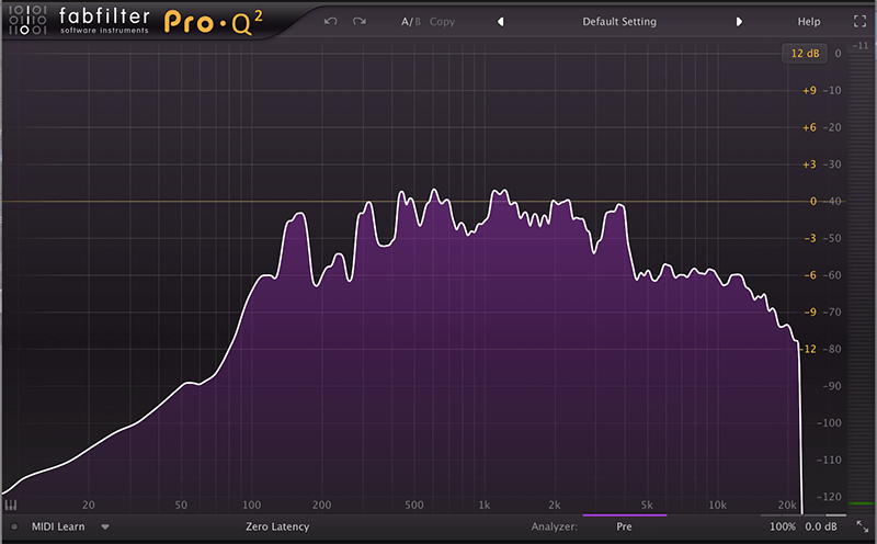 fabfilter pro-q frequency analysis