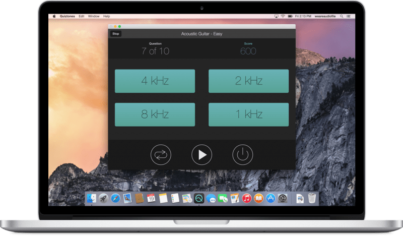 quiztones ear training software