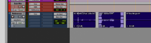 reference track in pro tools