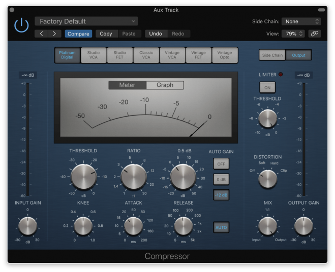 logic pro compressor