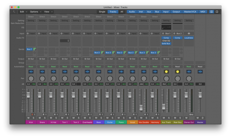 logic mix view