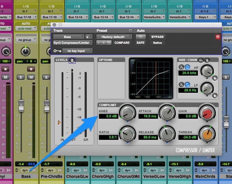 sidechain compression bass