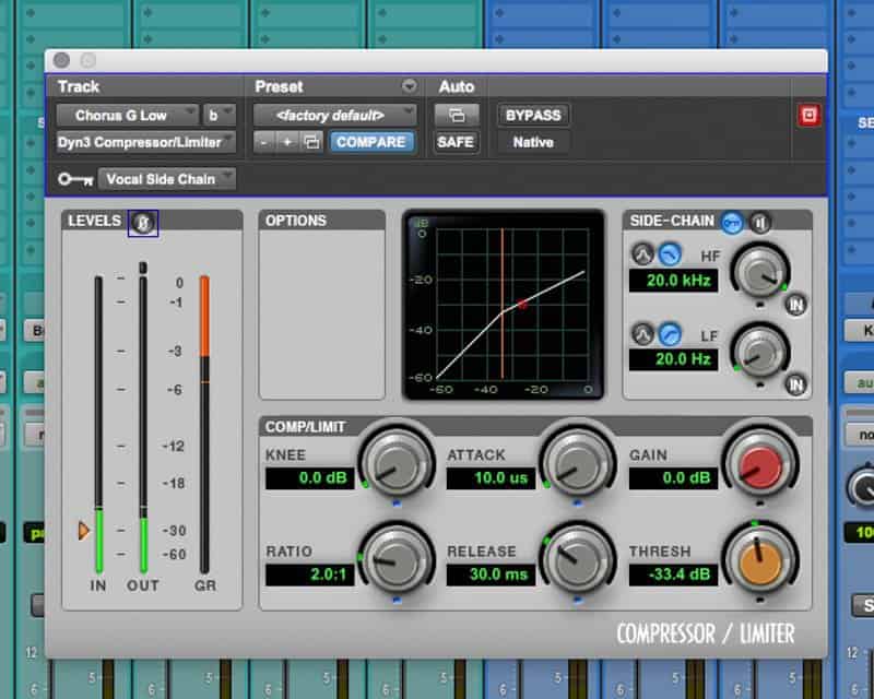 vocal sidechain compression