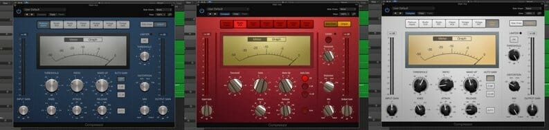 logic pro x stock compressor