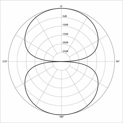 bi-directional polar pattern