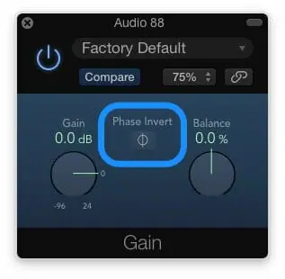 logic pro phase invert