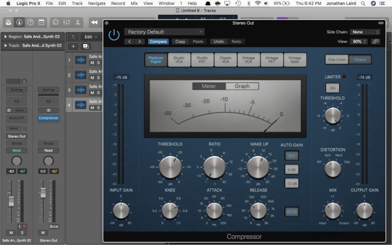 logic default compressor