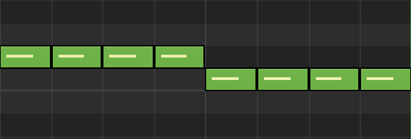 adding midi notes with the brush tool