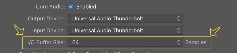 changing buffer size