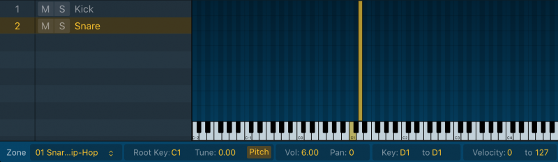 zone mapping in logic's sampler