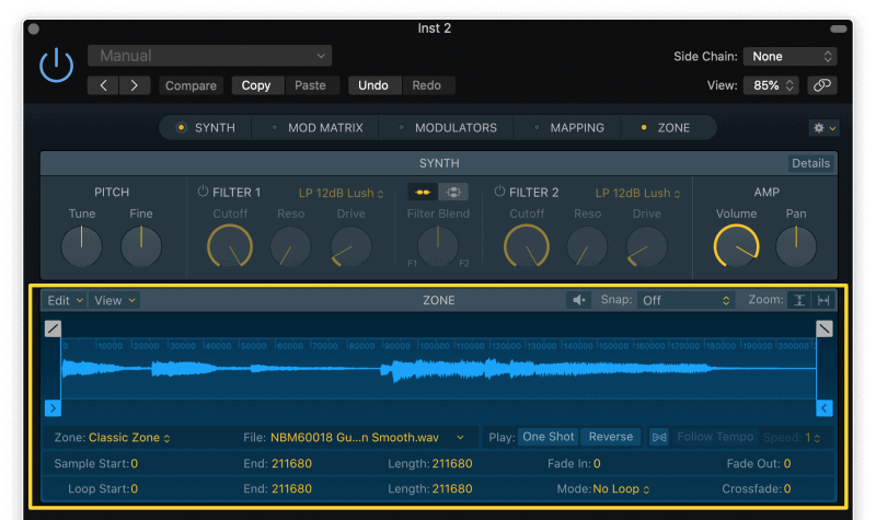 logic sampler zone