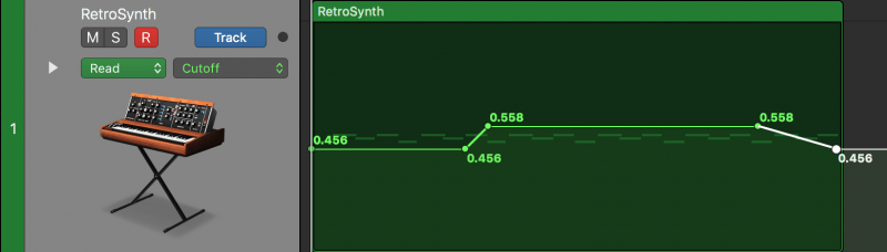 automating a synthesizer track