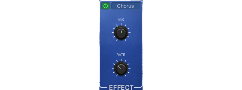 retrosynth chorus effect