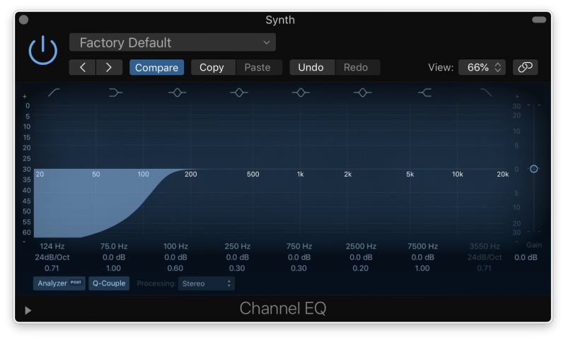 eq high pass filter