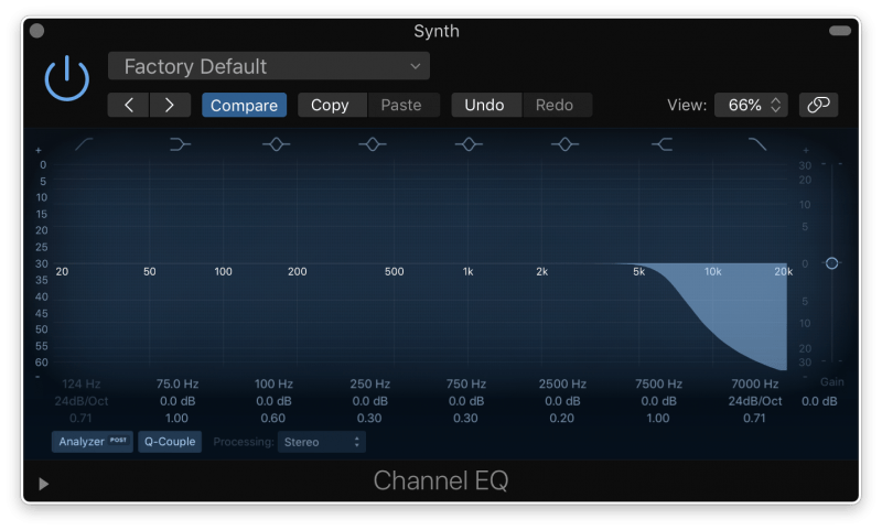 eq low pass filter