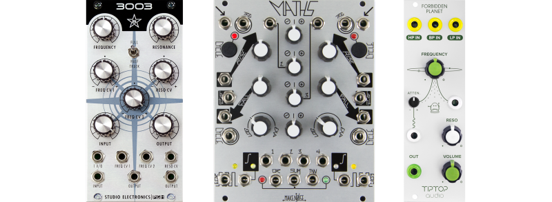 forbidden planet, maths, and 3003 synth modules