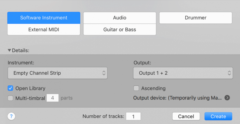 creating a software instrument in logic pro x