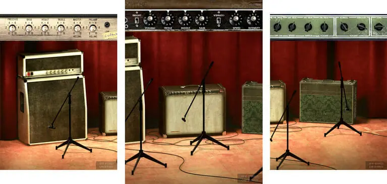 Softube vintage store amp room