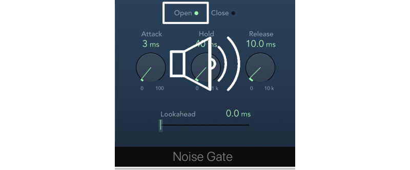 open noise gate