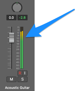 channel meter and logic pro x