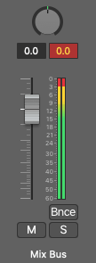 logic pro x is bus meter at 0 dBFS