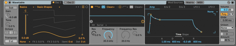 Ableton Live Synthesizers