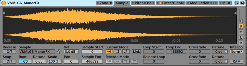 Ableton's Sampler