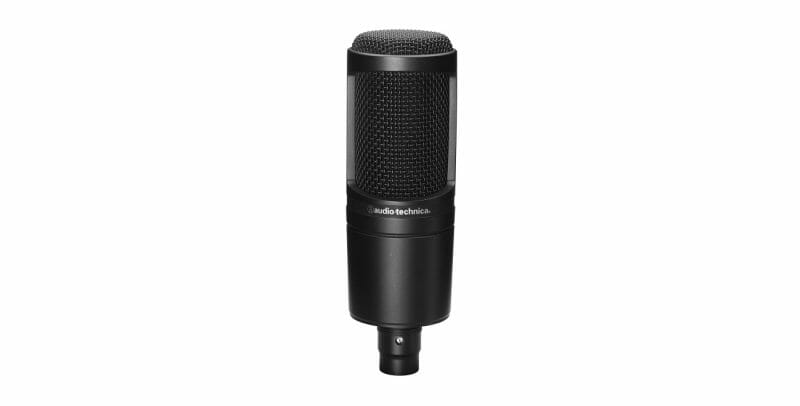 audio-technica at2020 condenser microphone