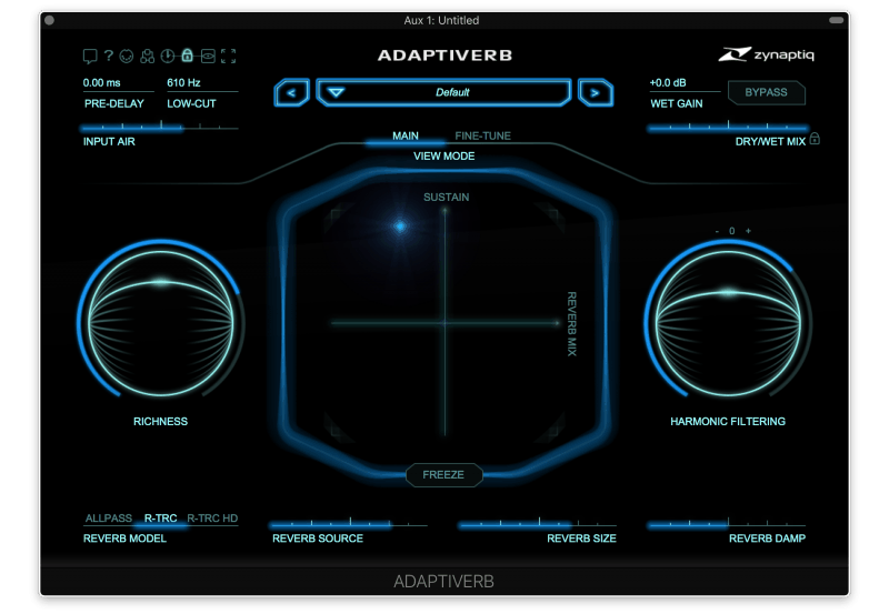 adaptiverb reverb