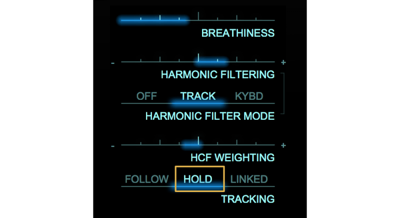 adaptiverb hold setting