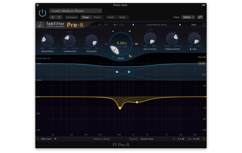 fabfilter pro-r reverb plugin