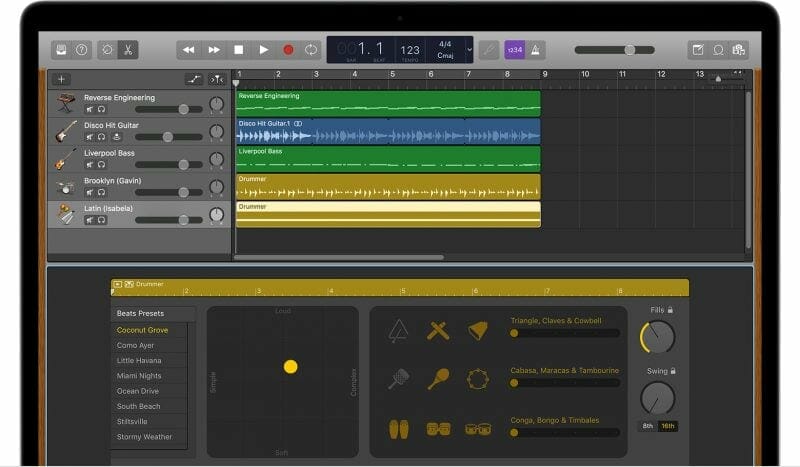 garageband music production software