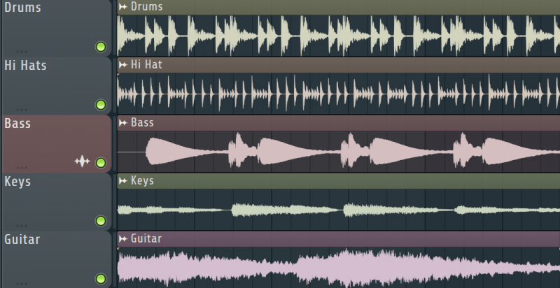 fl studio arrangement view