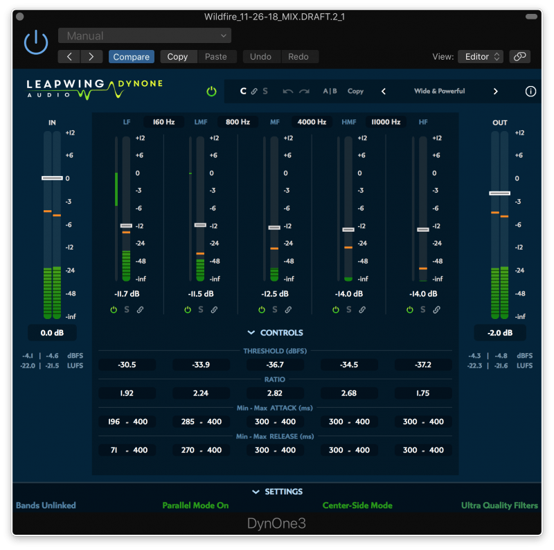 leapwing dynone 3 multiband compressor