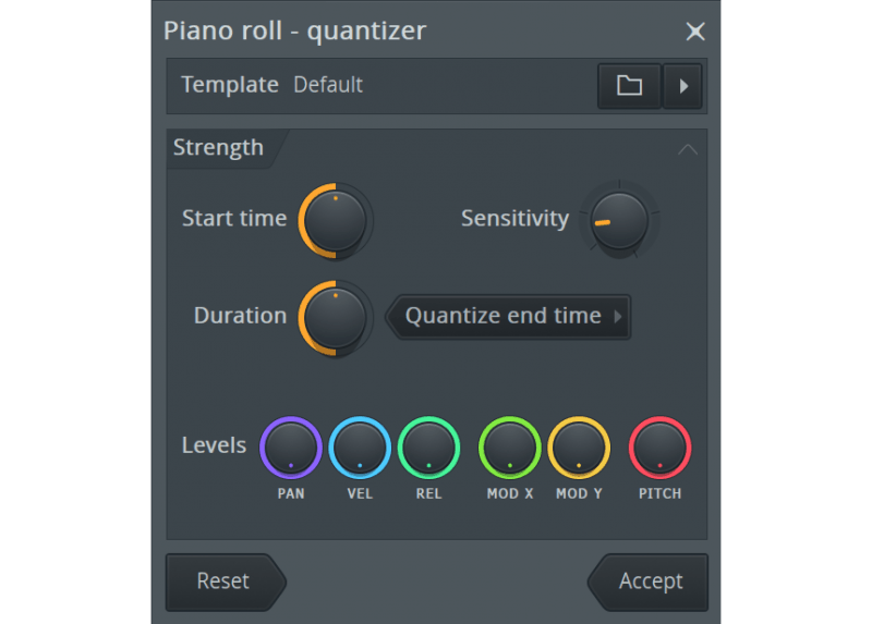 fl studio's piano roll quantizer