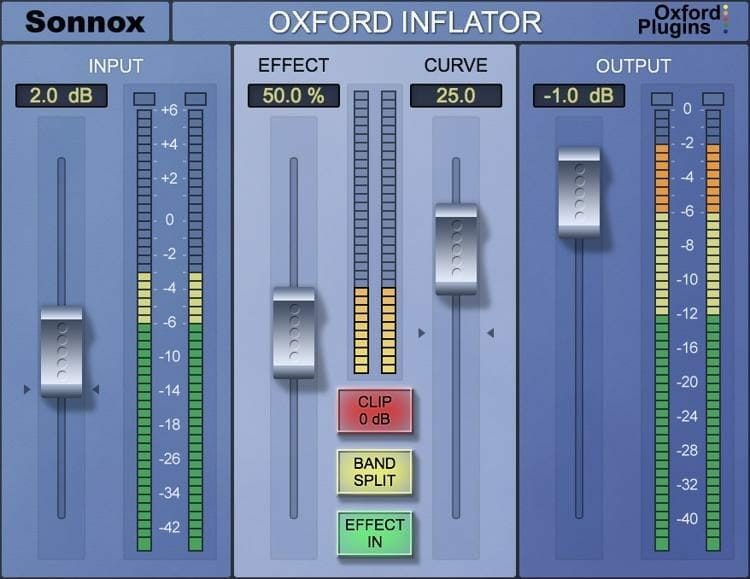 sonnox oxford inflator saturation plugin