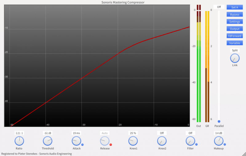 sonoris mastering compressor