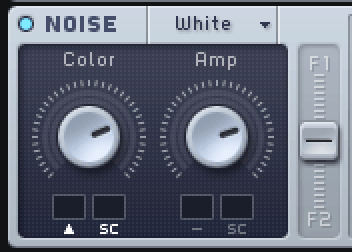 noise oscillator in massive synthesizer