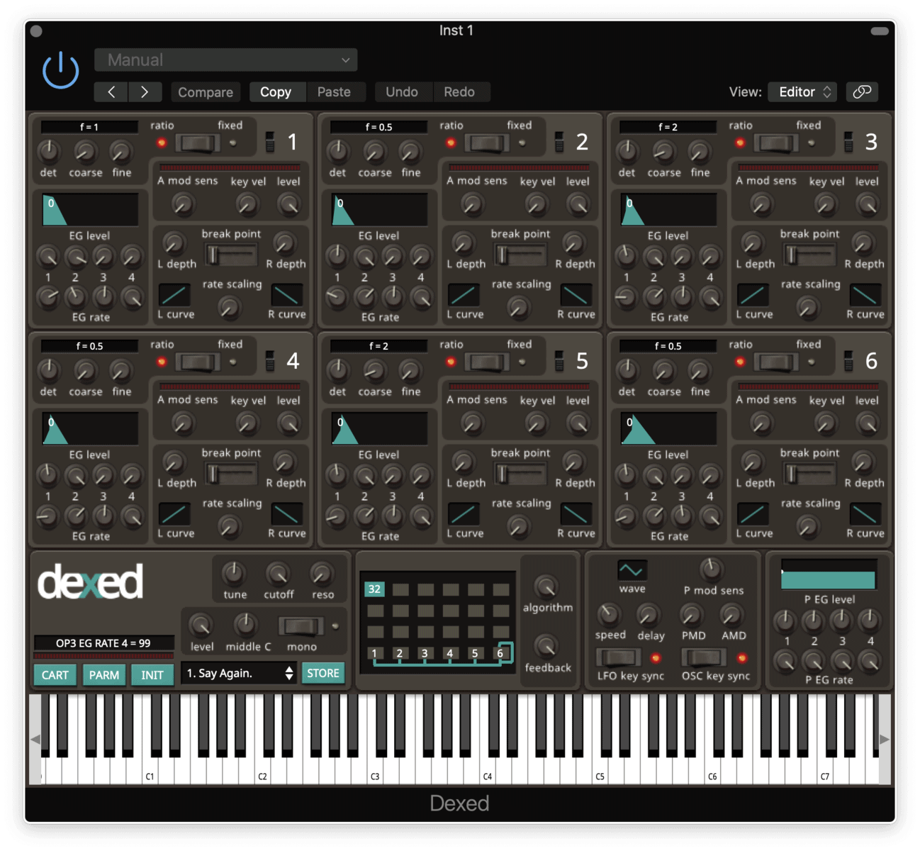 Dexed FM Synth