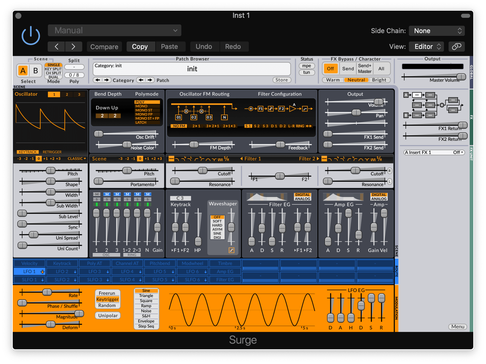 Surge Synthesizer