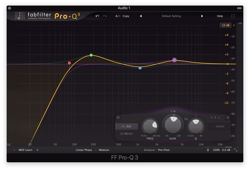 fabfilter pro-q 3 linear phase mode