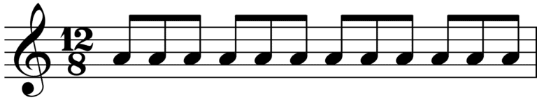 12/8 time signature